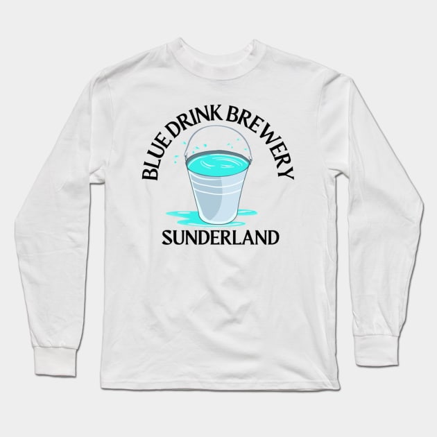 Athletico Mince Sunderland Blue Drink Brewery Long Sleeve T-Shirt by mywanderings